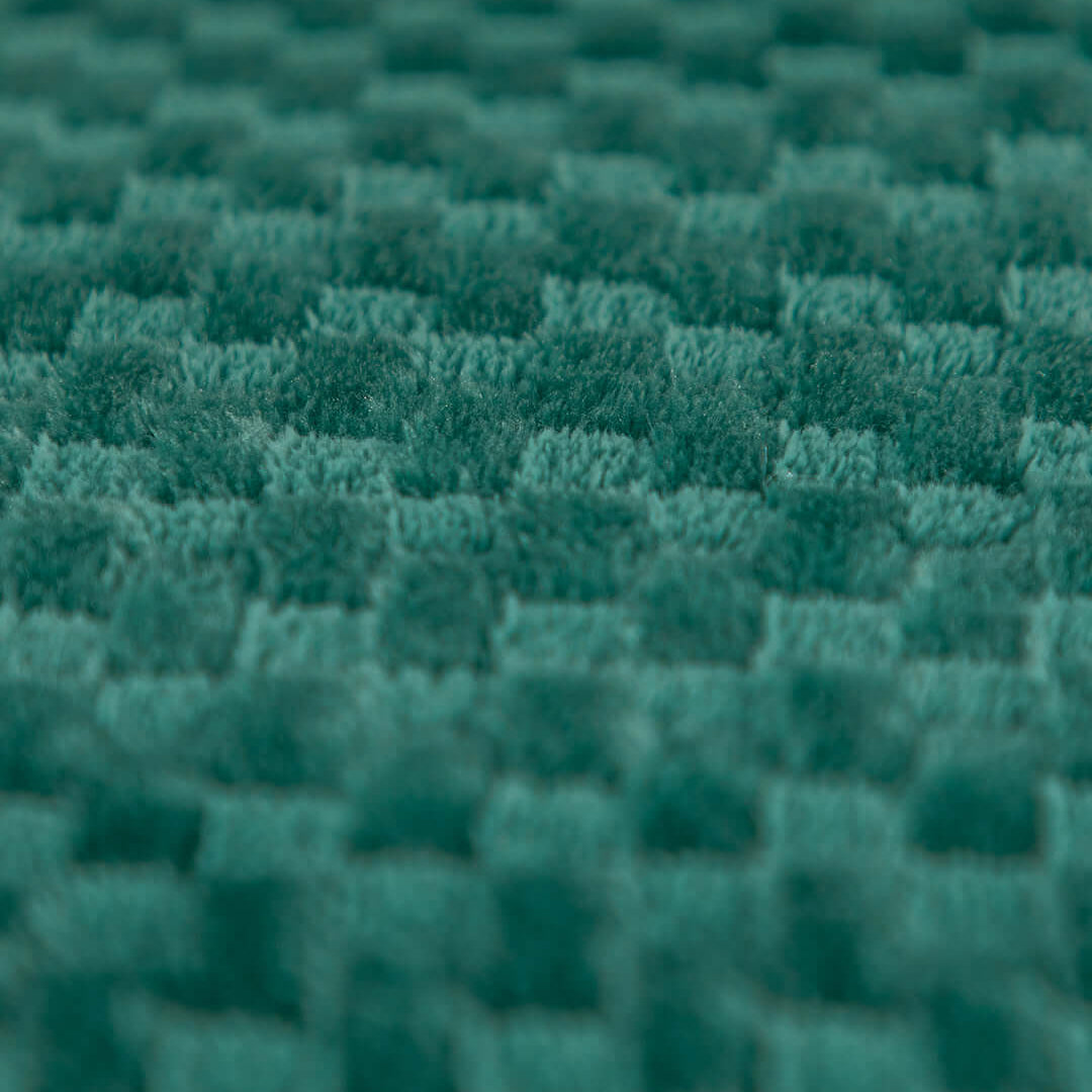 El cobertor Canada verde, de un hermoso color verde 
