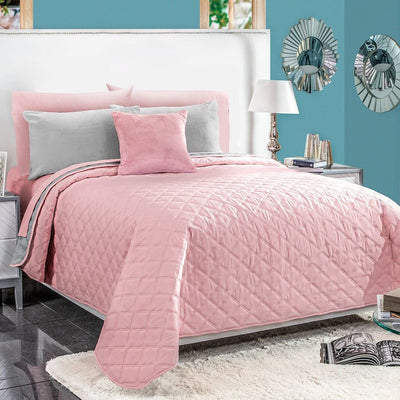 Cubre Cama Cuarzo Palo De Rosa