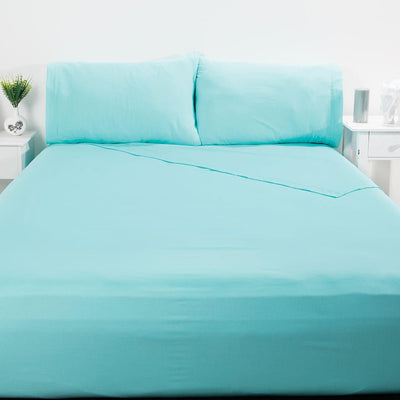 Juego de Sabanas Arcoiris Menta